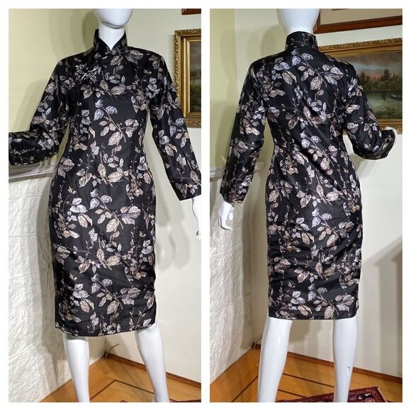 Chinese Silk Handmade Qipao Dress - Picture 1 of 16